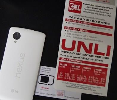 Pc設定 器械設置 読書記録 Nexus 5に海外 グアム で現地のsimを挿して使う